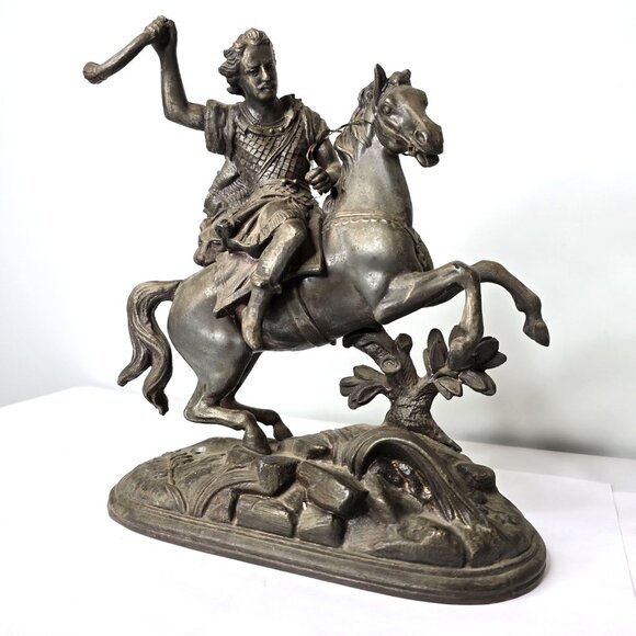 Early 1900s Spanish Conquistador Statue